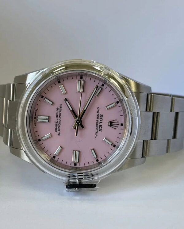 Rolex Oyster Perpetual 36 - 2023 - Domed Bezel - Candy Pink Index Dial - Oyster Bracelet - 126000 - Image 3