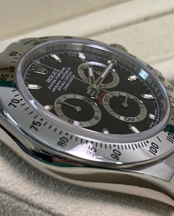 Rolex Steel Cosmograph Daytona - 2016 - Black Index Dial - 116520 *UNPOLISHED* - Image 3