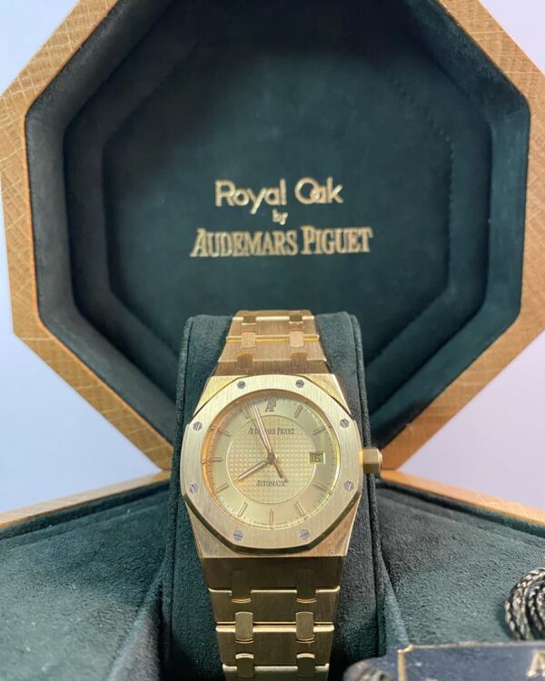 Audemars Piguet Royal Oak Yellow Gold- 1997 - 50th Anniversary AP Japan - Open Caseback - 15050BA *FULL SET*