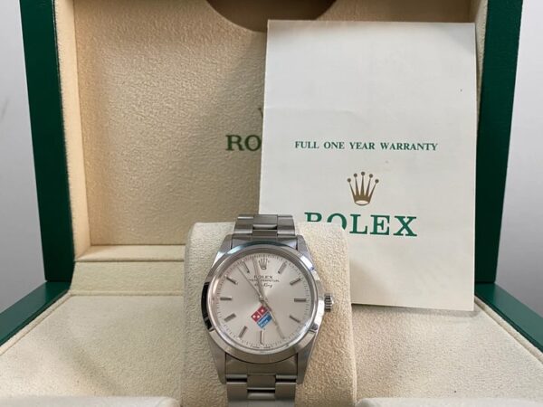 Rolex Air-King - U serial - Domino’s Pizza Edition - Domed Bezel - Silver Dial - 14000 UNPOLISHED