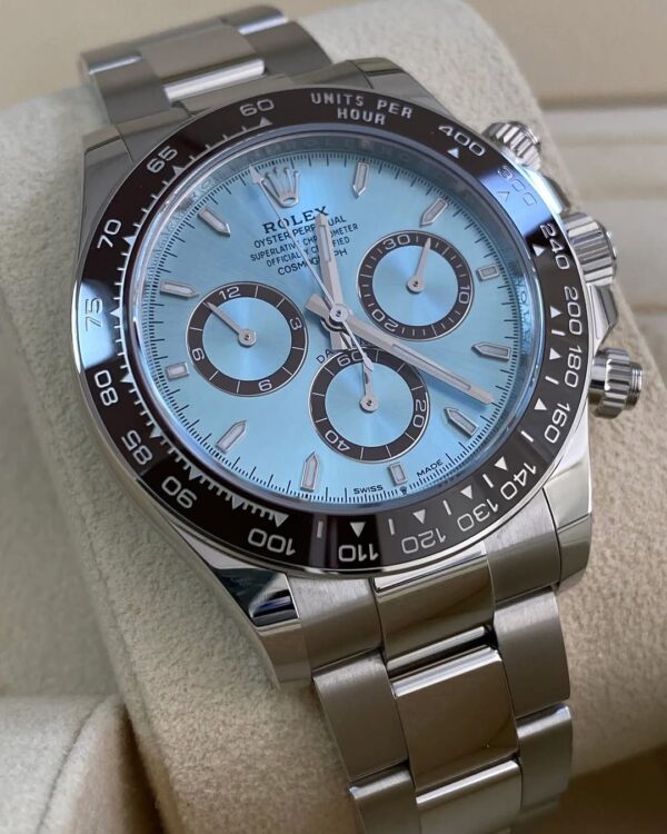 Rolex Platinum Cosmograph Daytona - 2024 - Ice Blue Index Dial - 126506 *FULL SET* - Image 9