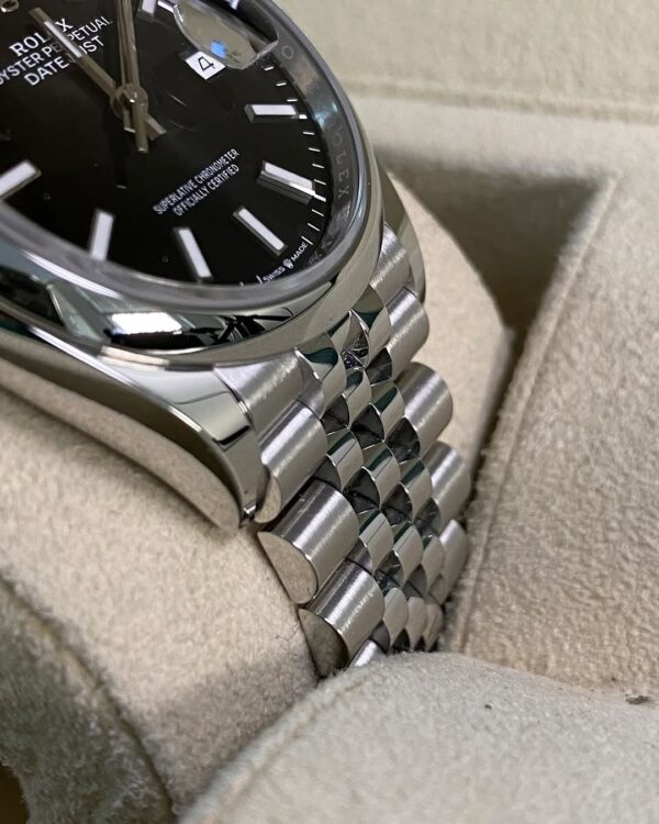 Rolex Steel Datejust 36 - 2024 - Domed Bezel - Black Index Dial - Jubilee Bracelet - 126200 *FULL SET* - Image 6