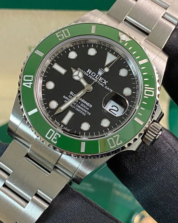 Rolex Steel Submariner Date - 2023 - “Starbucks” MK II - Green Bezel - Black Dial - 126610LV *FULL SET* - Image 5