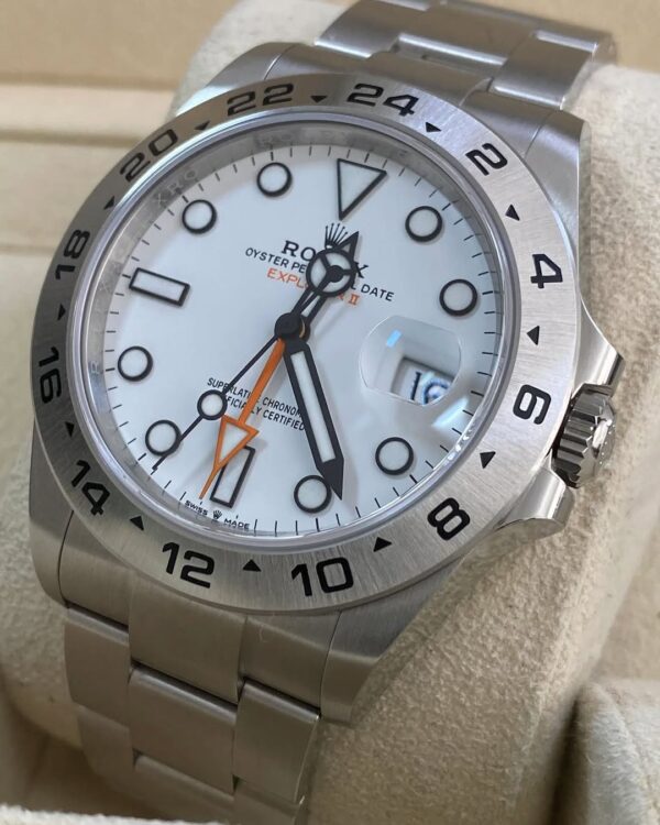 Rolex Oystersteel Explorer II - 2024 - “Polar” White Dial - Oyster Bracelet - 226570 *FULL SET* - Image 5