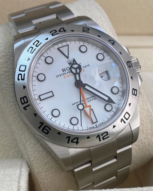 Rolex Oystersteel Explorer II - 2024 - “Polar” White Dial - Oyster Bracelet - 226570 *FULL SET* - Image 4