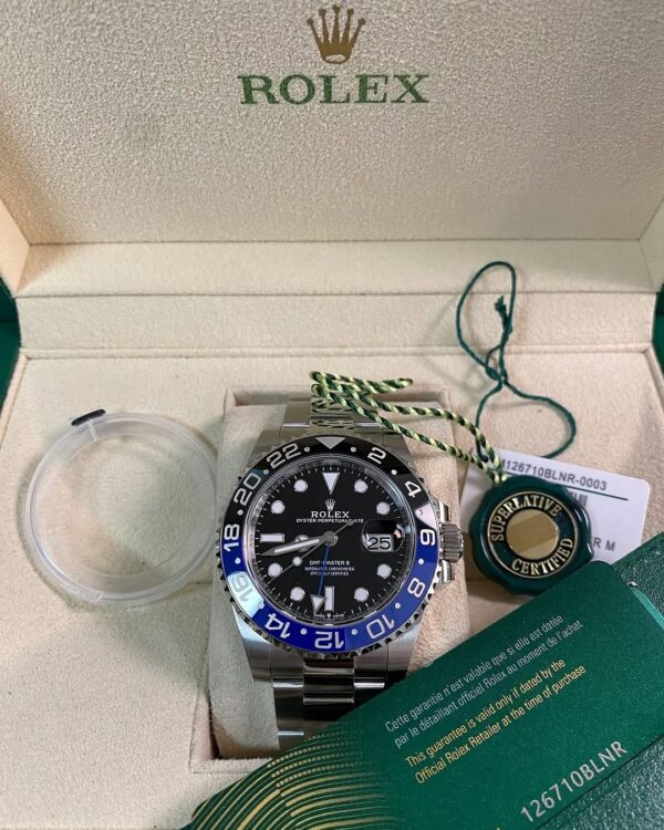 Rolex Steel GMT-Master II - 2024 - “Batman” - Oyster Bracelet - 126710BLNR *FULL SET* - Image 9