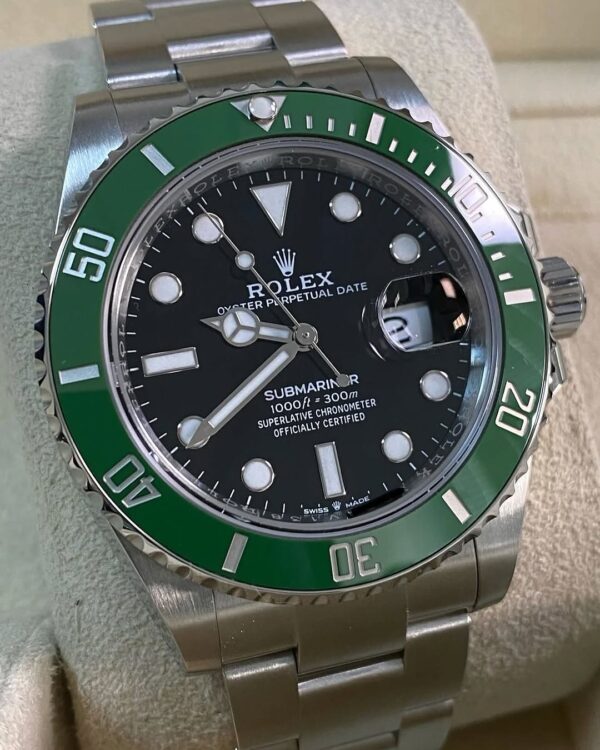 Rolex Steel Submariner Date - 2023 - “Starbucks” MK II - Green Bezel - Black Dial - 126610LV *FULL SET* - Image 4