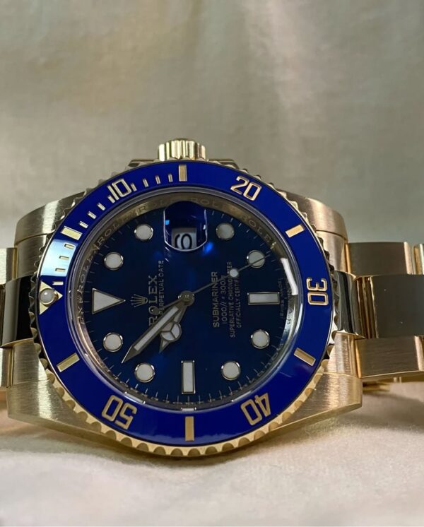 Rolex Yellow Gold Submariner Date - 2020 - Blue Bezel - Blue Dial - 116618LB *FULL SET* - Image 2