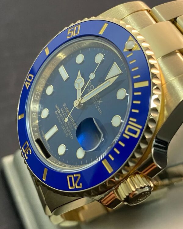 Rolex Yellow Gold Submariner Date - 2020 - Blue Bezel - Blue Dial - 116618LB *FULL SET* - Image 4