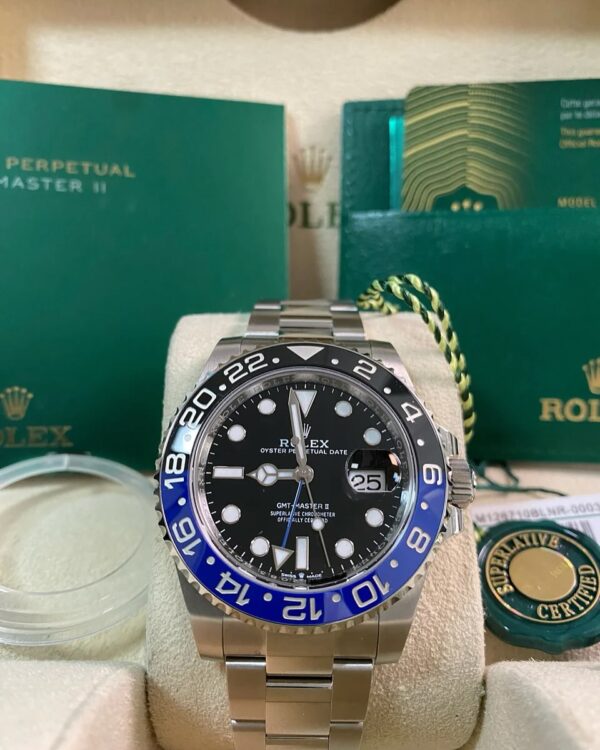 Rolex Steel GMT-Master II - 2024 - “Batman” - Oyster Bracelet - 126710BLNR *FULL SET*