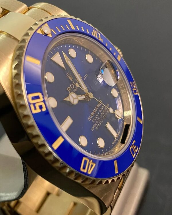 Rolex Yellow Gold Submariner Date - 2020 - Blue Bezel - Blue Dial - 116618LB *FULL SET* - Image 3