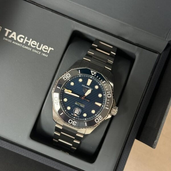 Tag Heuer Aquaracer 43mm Blue Professional 300M WBP201B Watch