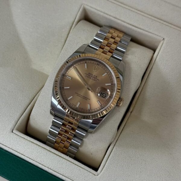 Rolex DateJust 36 18kt Yellow Gold / Stainless Steel 116233 Watch - Image 3