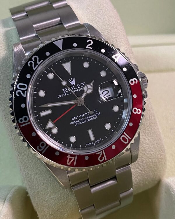 Rolex Steel GMT-Master II - Y serial - “Coke” - Oyster Bracelet - 16710 *FULL SET* - Image 11