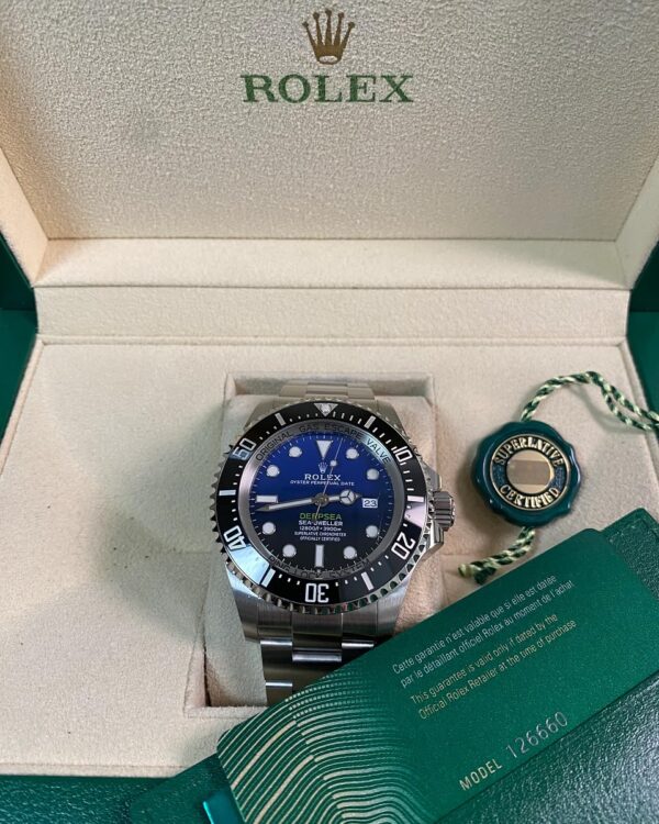 Rolex Sea-Dweller Deepsea 44 - 2020 - D-Blue “James Cameron” - 126660 *FULL SET* - Image 7