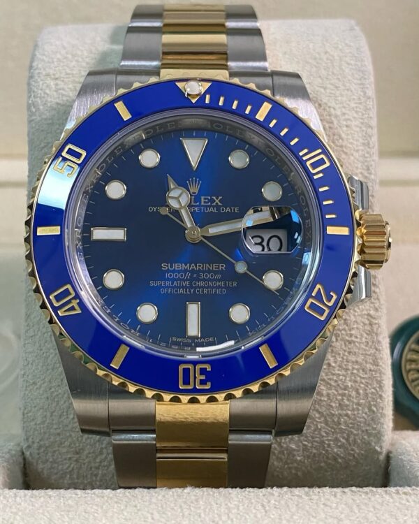 Rolex Steel and Yellow Gold Submariner Date - 2020 - “Bluesy” - 116613LB *FULL SET* - Image 10