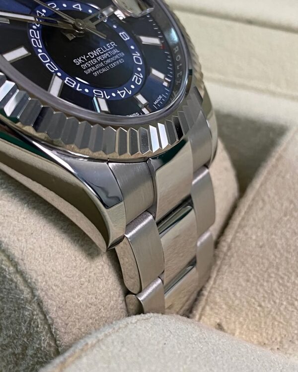 Rolex Steel Sky-Dweller - 2021 - Blue Dial - Oyster Bracelet - 326934 *FULL SET* - Image 7