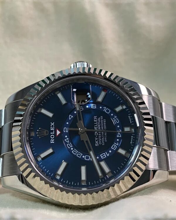 Rolex Steel Sky-Dweller - 2021 - Blue Dial - Oyster Bracelet - 326934 *FULL SET* - Image 6