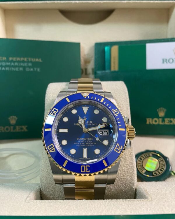 Rolex Steel and Yellow Gold Submariner Date - 2020 - “Bluesy” - 116613LB *FULL SET*