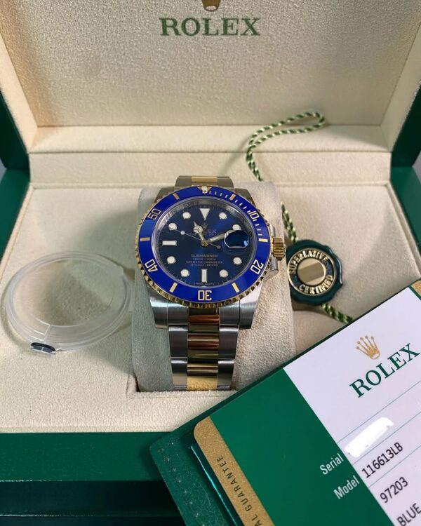 Rolex Steel and Yellow Gold Submariner Date - 2020 - “Bluesy” - 116613LB *FULL SET* - Image 8