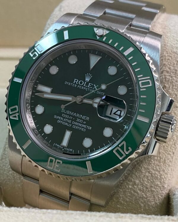 Rolex Steel Submariner Date - 2013 - “Hulk” - 116610LV *FULL SET* - Image 11