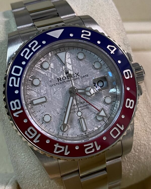 Rolex White Gold GMT-Master II - 2020 - “Pepsi” Bezel - Meteorite Dial - Oyster Bracelet - 126719BLRO *FULL SET* - Image 3