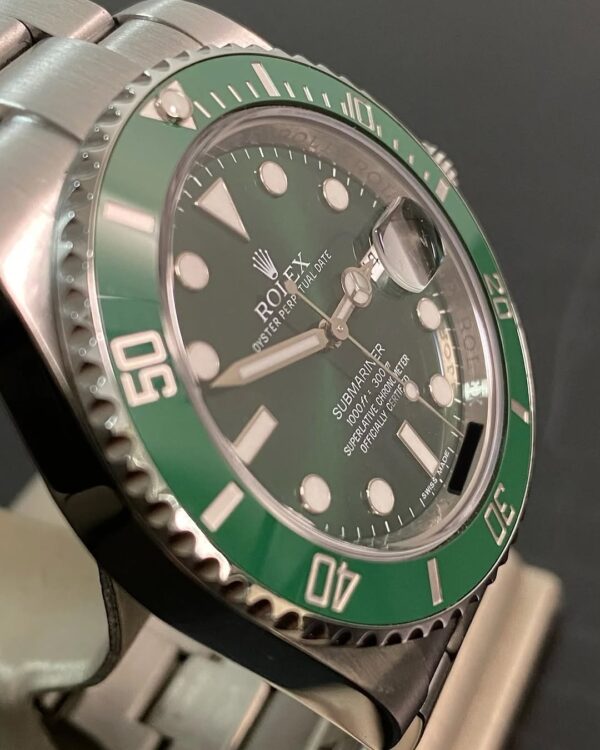 Rolex Steel Submariner Date - 2013 - “Hulk” - 116610LV *FULL SET* - Image 8