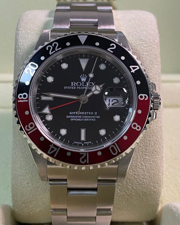 Rolex Steel GMT-Master II - Y serial - “Coke” - Oyster Bracelet - 16710 *FULL SET* - Image 7