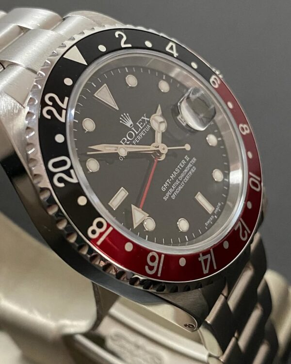 Rolex Steel GMT-Master II - Y serial - “Coke” - Oyster Bracelet - 16710 *FULL SET* - Image 5