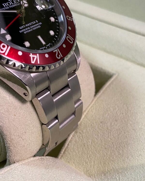 Rolex Steel GMT-Master II - Y serial - “Coke” - Oyster Bracelet - 16710 *FULL SET* - Image 4