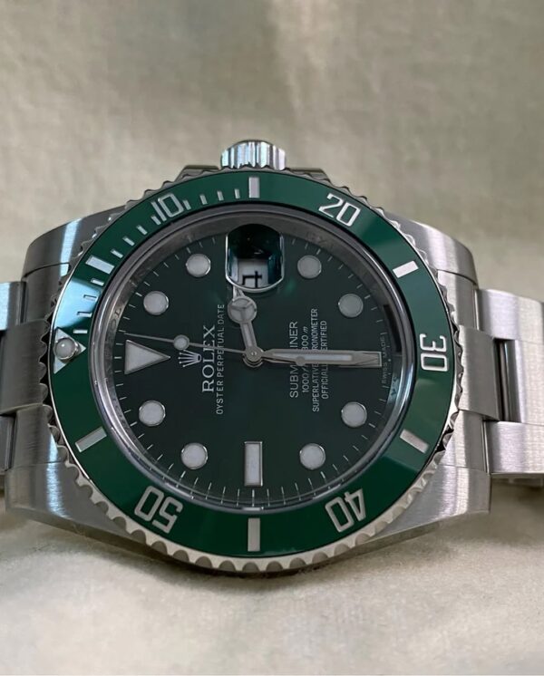 Rolex Steel Submariner Date - 2013 - “Hulk” - 116610LV *FULL SET* - Image 3