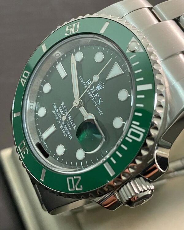 Rolex Steel Submariner Date - 2013 - “Hulk” - 116610LV *FULL SET* - Image 2