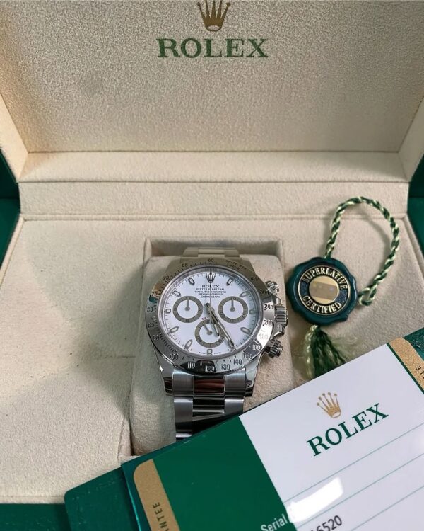 Rolex Steel Cosmograph Daytona - 2016 - White Dial - 116520 *FULL SET* - Image 5