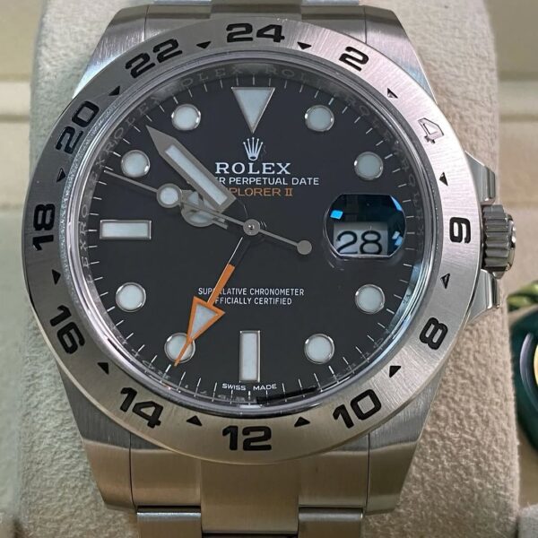 Rolex Oyster Perpetual Explorer II - 2020 - Black Dial - 216570 *FULL SET* - Image 3