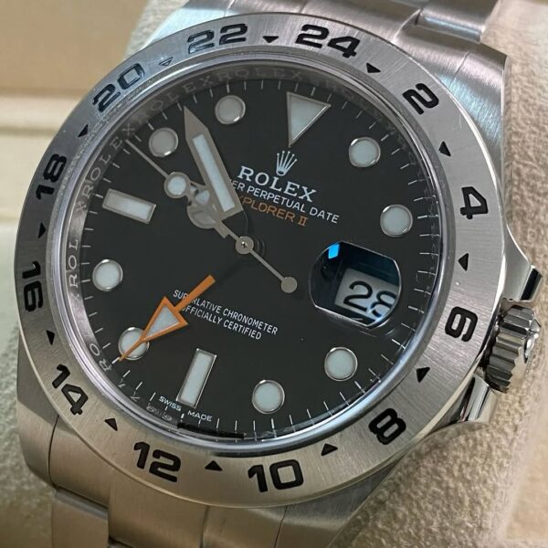 Rolex Oyster Perpetual Explorer II - 2020 - Black Dial - 216570 *FULL SET* - Image 4