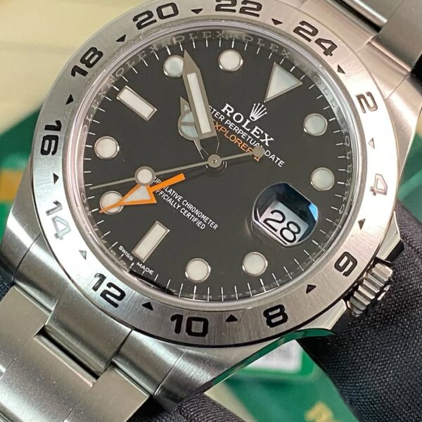 Rolex Oyster Perpetual Explorer II - 2020 - Black Dial - 216570 *FULL SET* - Image 7