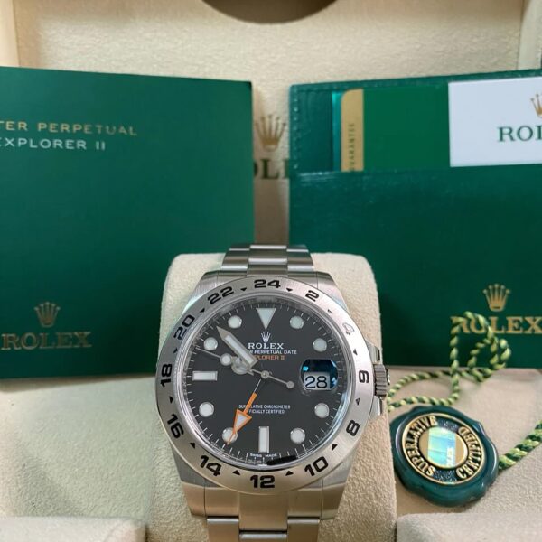 Rolex Oyster Perpetual Explorer II - 2020 - Black Dial - 216570 *FULL SET*