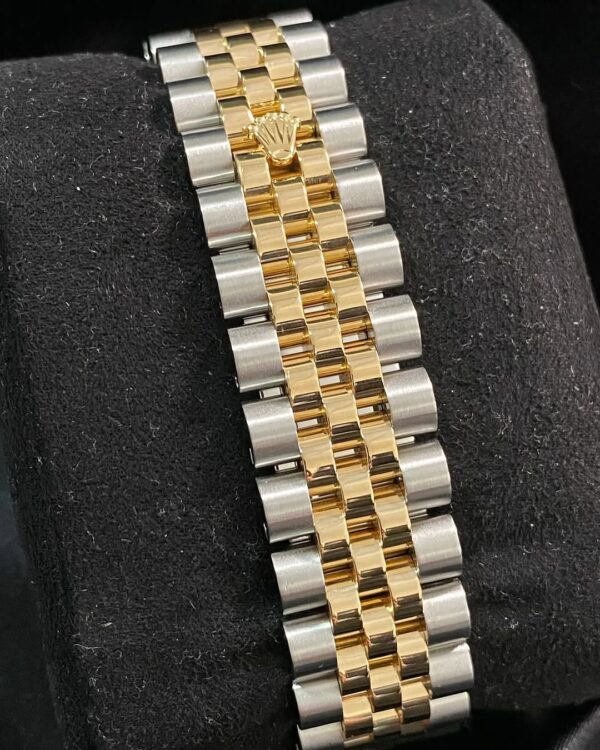 Rolex Steel and Yellow Gold Datejust 36 - 2009 - Fluted Bezel - Silver Roulette Dial & Date Wheel - Jubilee Bracelet - 116233 *FULL SET* - Image 11