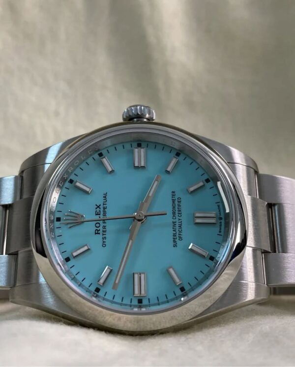 Rolex Steel Oyster Perpetual 36 - 2024 - Domed Bezel - “Tiffany” Turquoise Dial - Oyster Bracelet - 126000 *FULL SET* - Image 7